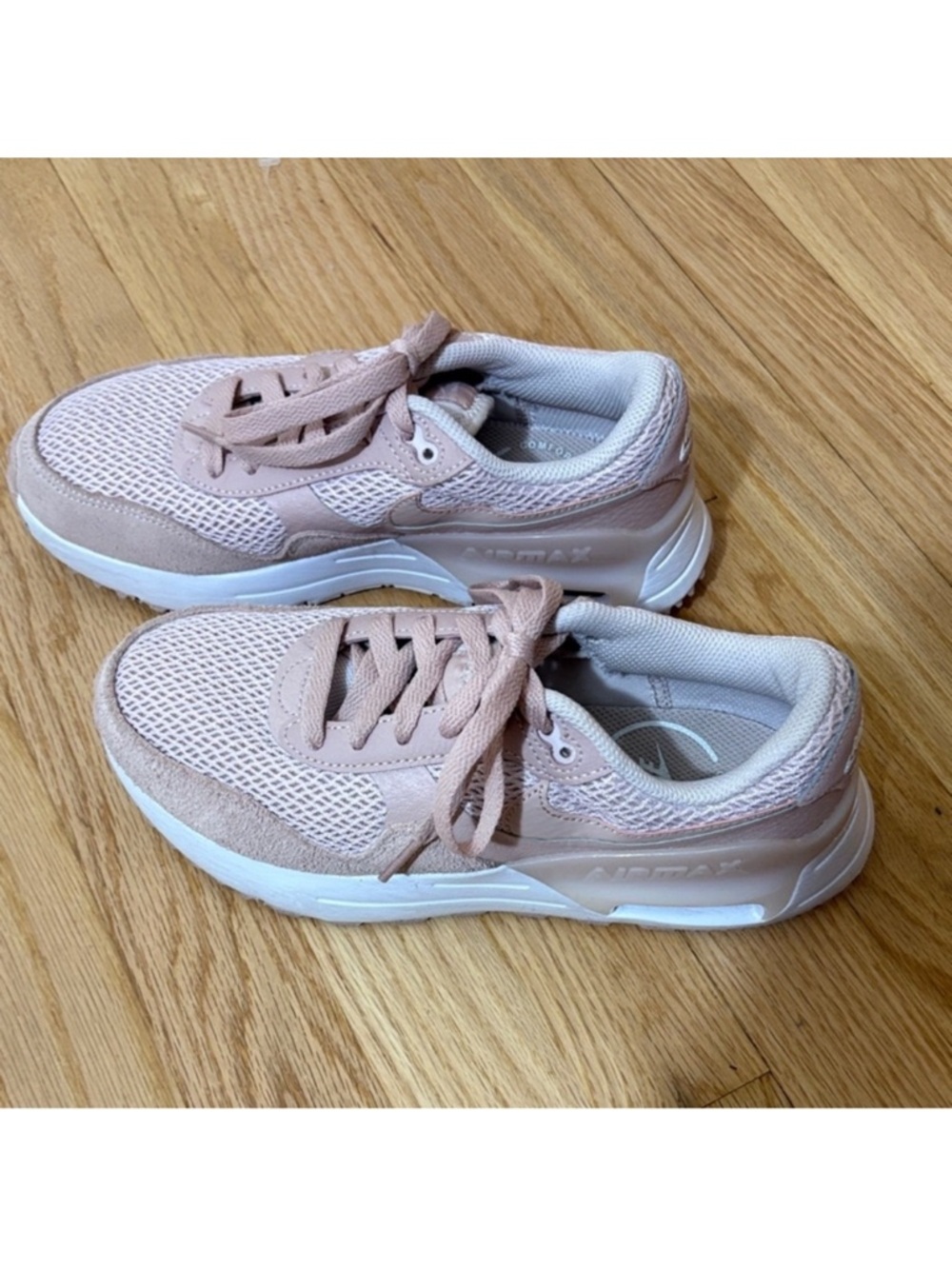 Nike Women’s Pink Air Max Mesh & Suede Sneakers